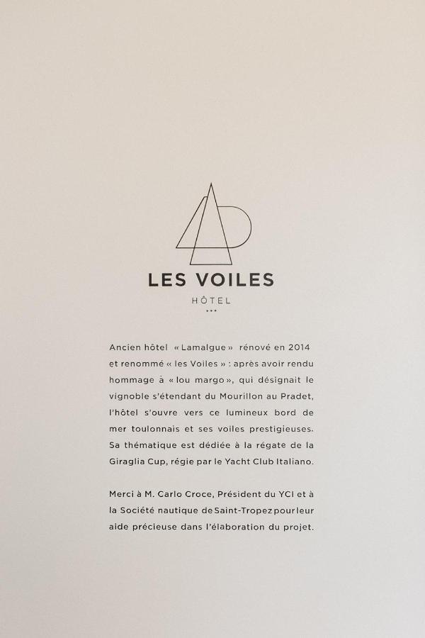 Hôtel Les Voiles Toulon Exterior foto